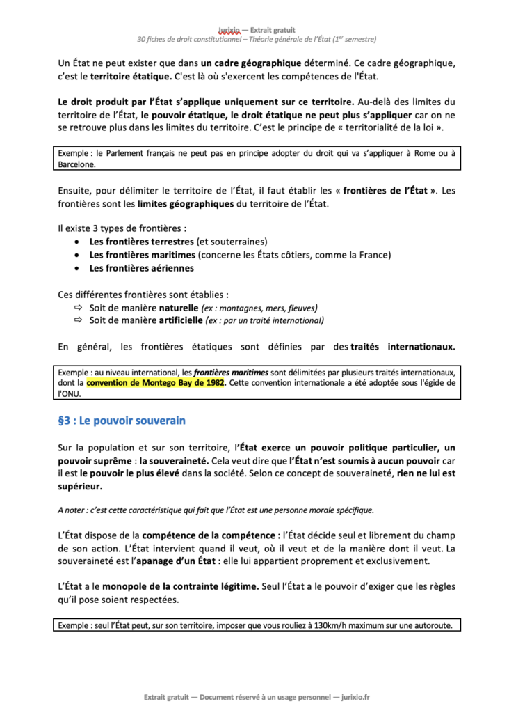 Fiches de droit constitutionnel - Théorie générale - 1er semestre (2026) - Le pack intégral de 30 fiches 2 fiches droit constitutionnel 1
