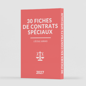 Fiches de droit des contrats spéciaux (2027)