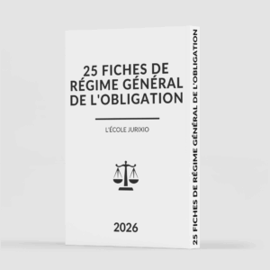 La subrogation personnelle (définition, exemple) 3 Fiches de régime général des obligations (2026) - Le pack intégral de 25 fiches