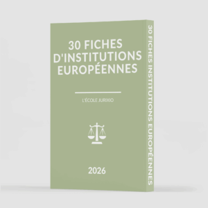 Fiches institutions européennes (2026) - Le pack intégral de 30 fiches