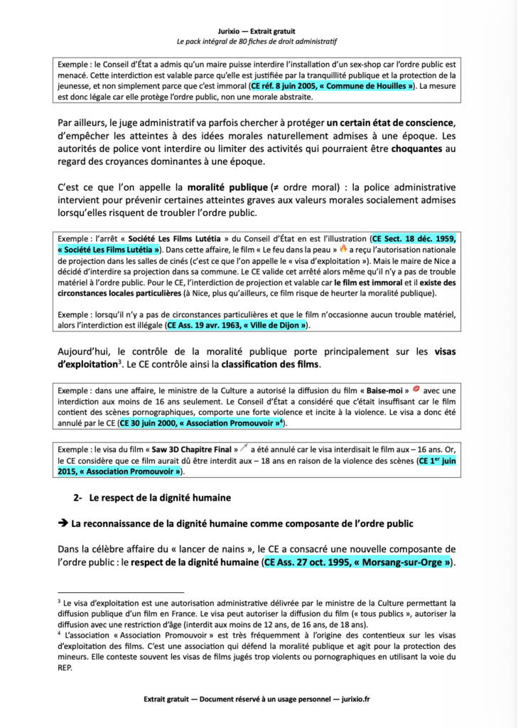 Fiches de droit administratif S1&S2 (2026) - Le pack intégral de 80 fiches 3 fiches droit des sociétés 1