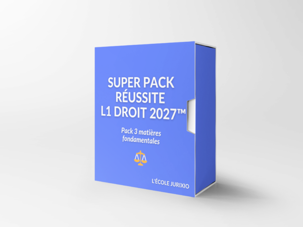 Super Pack Réussite L1 Droit 2027 - Jurixio