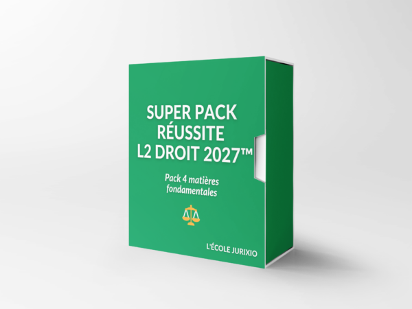Super Pack Réussite L2 Droit 2027 - Jurixio