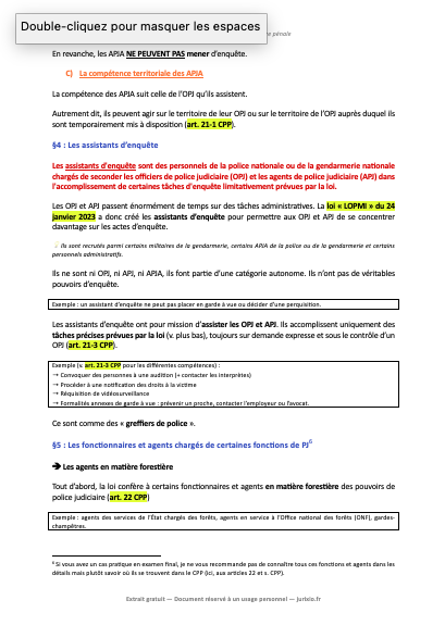 Fiches de procédure pénale (2026) - Le pack intégral de 75 fiches 4 fiches procedure penale jurixio 1 4
