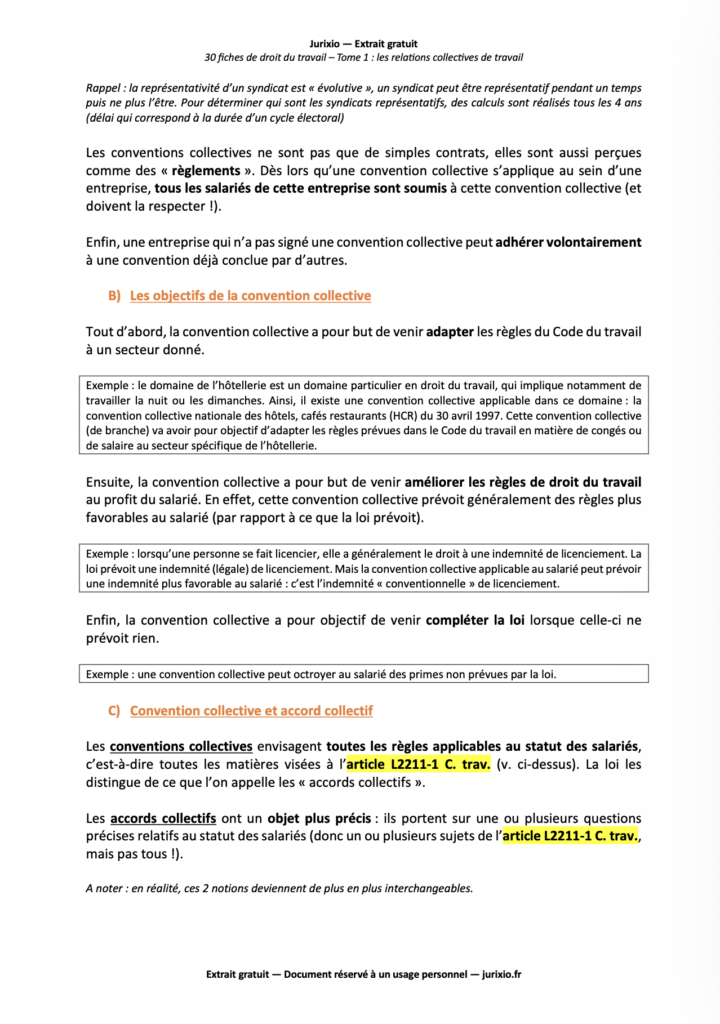 relations collectives de travail 1