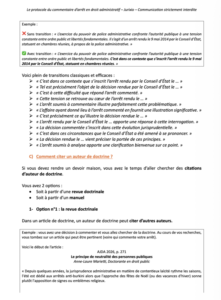Protocole du commentaire d'arrêt en droit administratif 2 Capture decran 2026 03 16 a 20.01.07