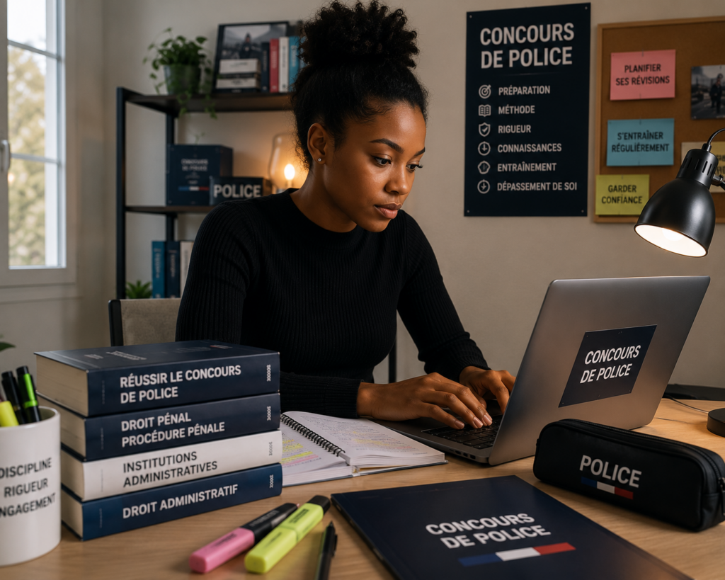 Je passe le concours de police Jurixio