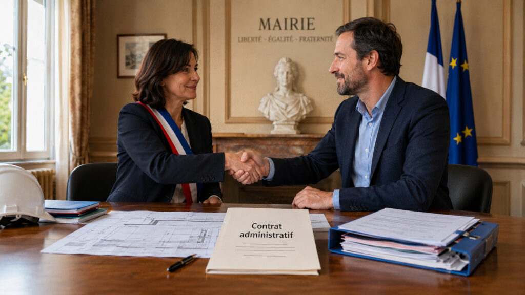 contrat administratif concession marché public