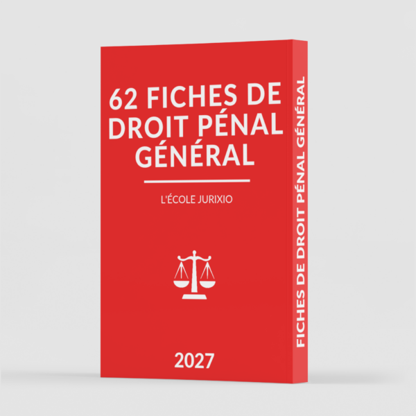 Fiches de droit pénal général - Jurixio - 2027